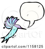 Poster, Art Print Of Talking Hummingbird