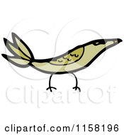 Cartoon Of A Bird Royalty Free Vector Illustration