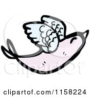 Cartoon Of A Bird Royalty Free Vector Illustration