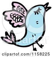 Cartoon Of A Bird Royalty Free Vector Illustration