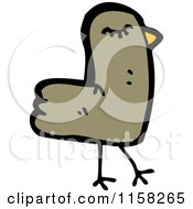 Cartoon Of A Bird Royalty Free Vector Illustration