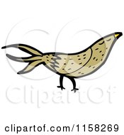 Cartoon Of A Bird Royalty Free Vector Illustration