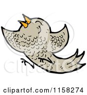 Cartoon Of A Bird Royalty Free Vector Illustration