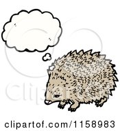 Poster, Art Print Of Thinking Hedgehog