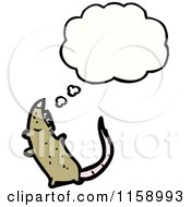Poster, Art Print Of Thinking Mouse Or Rat