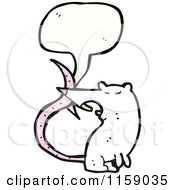 Poster, Art Print Of Talking Mouse Or Rat