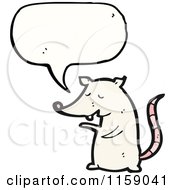 Poster, Art Print Of Talking Mouse Or Rat