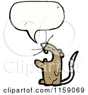 Poster, Art Print Of Talking Mouse Or Rat