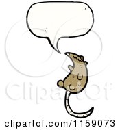 Poster, Art Print Of Talking Mouse Or Rat