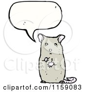 Poster, Art Print Of Talking Mouse Or Rat