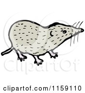 Cartoon Of A Mouse Royalty Free Vector Illustration