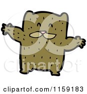 Cartoon Of A Beaver Royalty Free Vector Illustration by lineartestpilot
