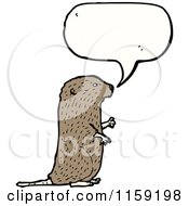 Poster, Art Print Of Talking Beaver