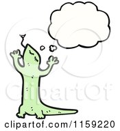Poster, Art Print Of Thinking Lizard