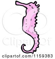 Poster, Art Print Of Pink Seahorse