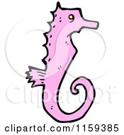 Poster, Art Print Of Pink Seahorse