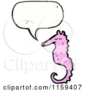 Talking Pink Seahorse