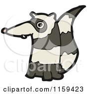 Cartoon Of A Raccoon Royalty Free Vector Illustration