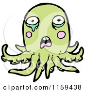 Poster, Art Print Of Green Octopus