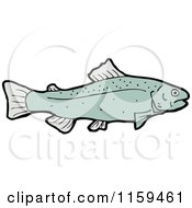 Poster, Art Print Of Green Fish