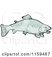 Poster, Art Print Of Green Fish