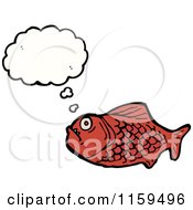 Poster, Art Print Of Thinking Red Fish