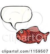 Poster, Art Print Of Talking Red Fish