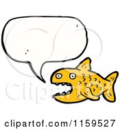 Poster, Art Print Of Talking Goldfish