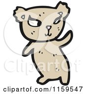 Cartoon Of A Bear Royalty Free Vector Illustration