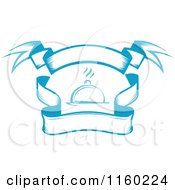 Poster, Art Print Of Blue Cloche And Banners Logo