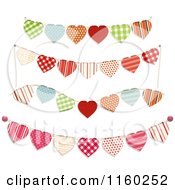 Poster, Art Print Of Heart Bunting Party Banners