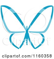 Simple Blue Butterfly Version 6