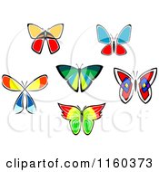 Poster, Art Print Of Colorful Butterflies