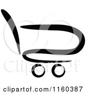 Poster, Art Print Of Black And White Shopping Cart