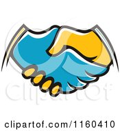 Clipart Of A Handshake Royalty Free Vector Illustration by Vector Tradition SM