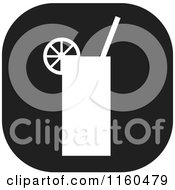 Poster, Art Print Of Black And White Beverage Icon