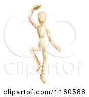 Poster, Art Print Of Dancing Wooden Mannequin