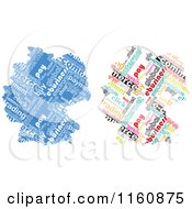 Poster, Art Print Of E-Commerce Word Collage German Maps