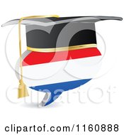 Poster, Art Print Of 3d Graduation Netherlands Flag Chat Balloon