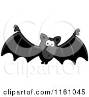 Cartoon Of A Surprised Vampire Bat Royalty Free Vector Clipart by Cory Thoman