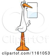 Poster, Art Print Of Talking Stork Mascot
