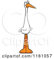 Poster, Art Print Of Depressed Stork Mascot