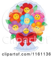 Poster, Art Print Of Colorful Daisy Flowers In A Bouquet