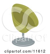 Poster, Art Print Of Green Oval Chair