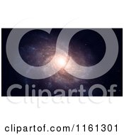 Clipart Of A Spiral Galaxy In Outer Space Royalty Free CGI Illustration