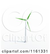 Poster, Art Print Of 3d Windmill With Leaf Blades