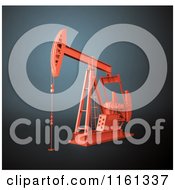 Clipart Of A 3d Oil Pump Machine Royalty Free CGI Illustration by Mopic