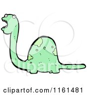 Poster, Art Print Of Green Apatosaurus Dinosaur