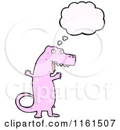 Poster, Art Print Of Thinking Pink Tyrannosaurus Rex