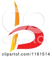Clipart Of An Abstract Letter B Version 3 Royalty Free Vector Illustration